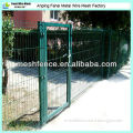2m height PE powder coated welded mesh Single leaf swing gates